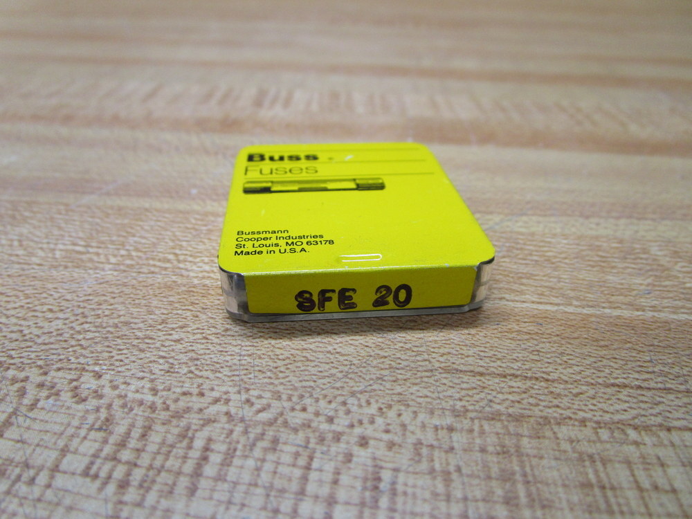 Buss SFE-20 Bussmann Automotive Fuse Ref 1CP29 Metal Strip (Pack of 10)