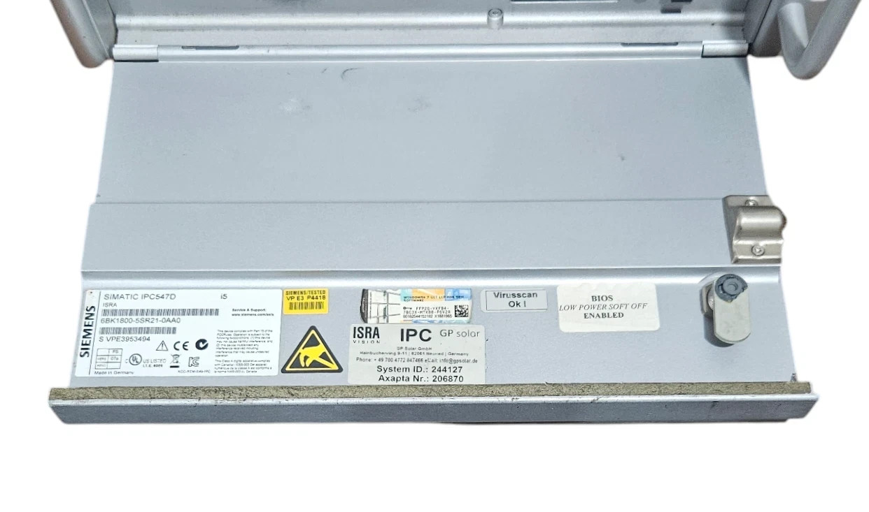 SIEMENS SIMATIC IPC547D 6BK1800-5SR21-0AA0 ISRA VISION IPC