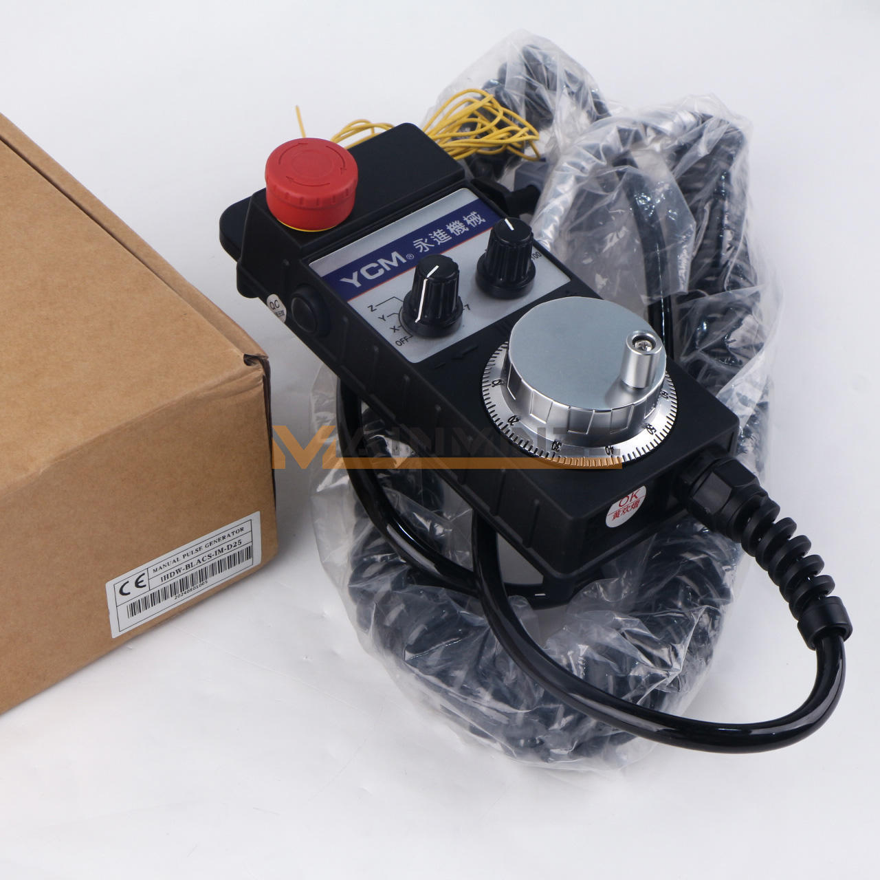 ONE New YCM IHDW-BLACS-IM-D25 Handwheel Handy Pulser Manual Generator