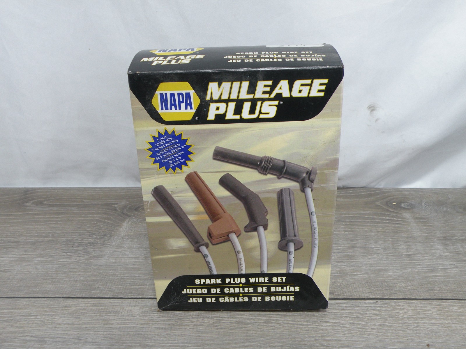 NAPA Mileage Plus 3117 Spark Plug Wire Set Ignition Cables – New in Box