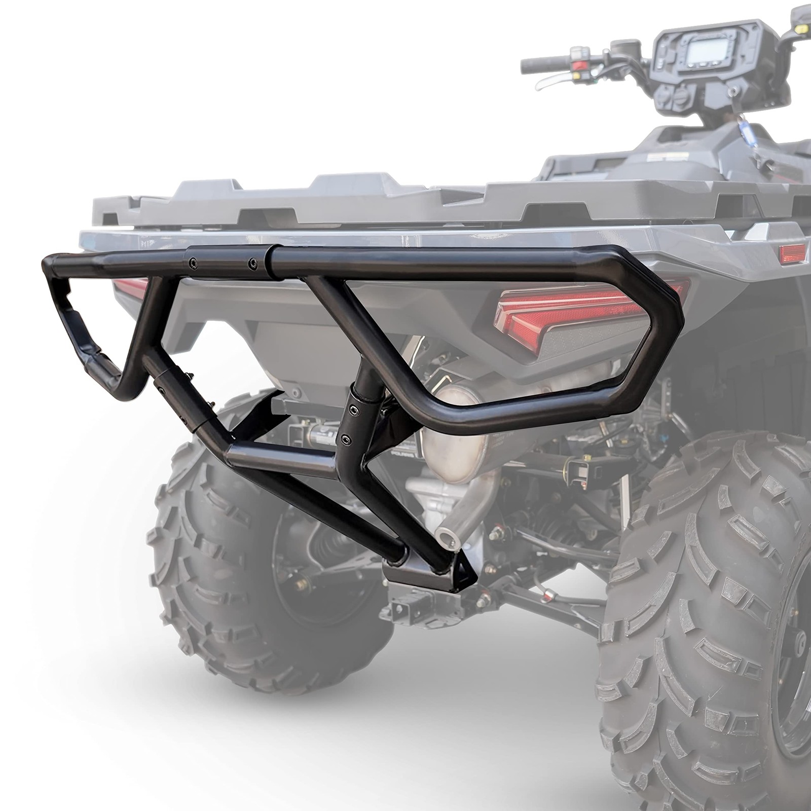 KATIMOTO Rear Bumper Guard for Polaris Sportsman 450 570 21-25, Rear Steel Tu…