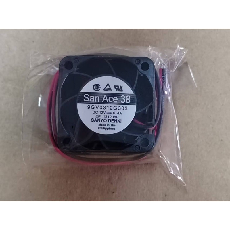 1 pcs Sanyo SANYO 3828 3.8CM 9GV0312G303 12VDC 0.4A cooling fan