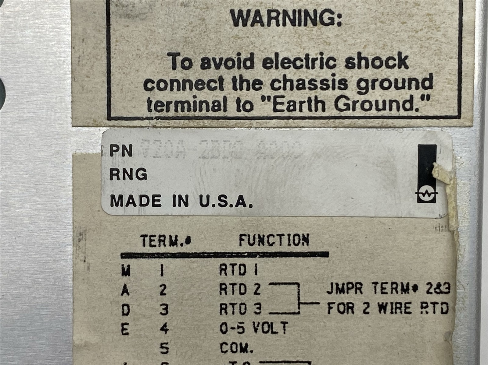 Watlow 920 920A-2BB0-A000 1/4-Din Microprocessor Based Ramping Control