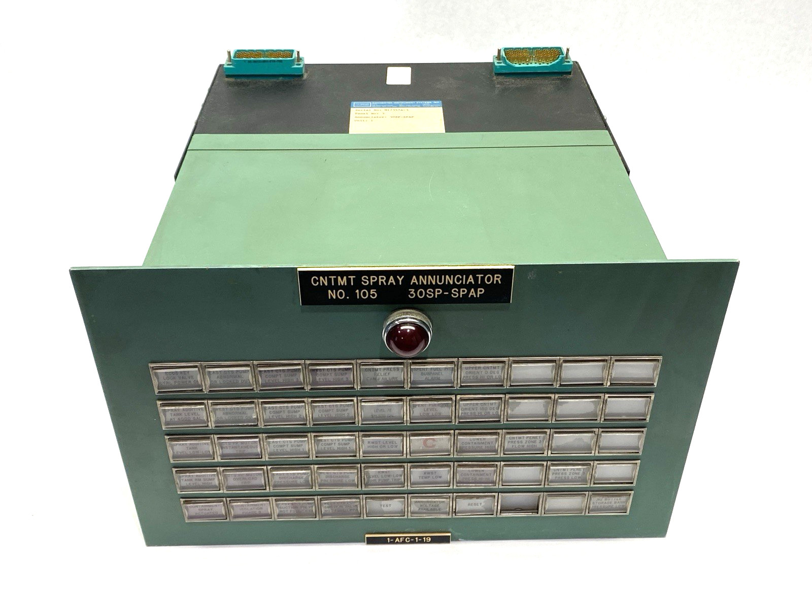 Rochester Instrument Systems 30SP-SPAP CNTMT Spray Annunciator