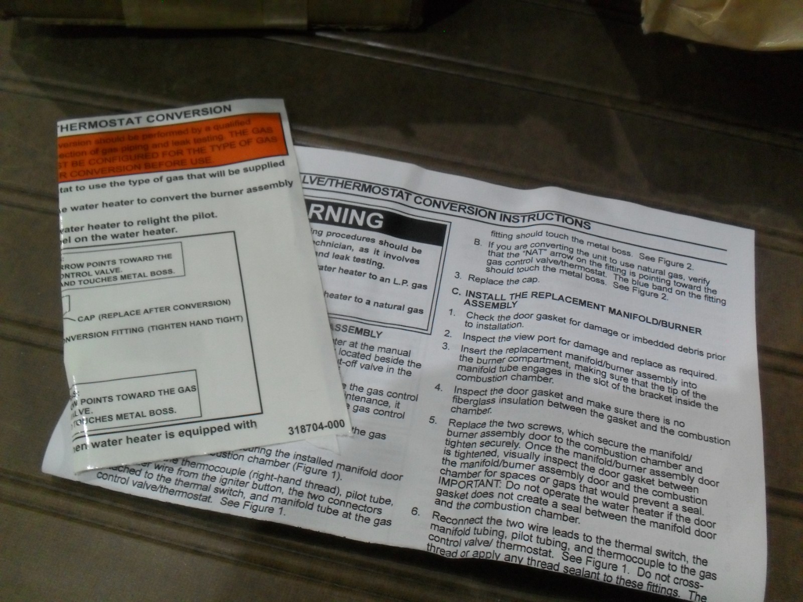 State A.O. Smith Lochinvar 100276287 Gas control valve