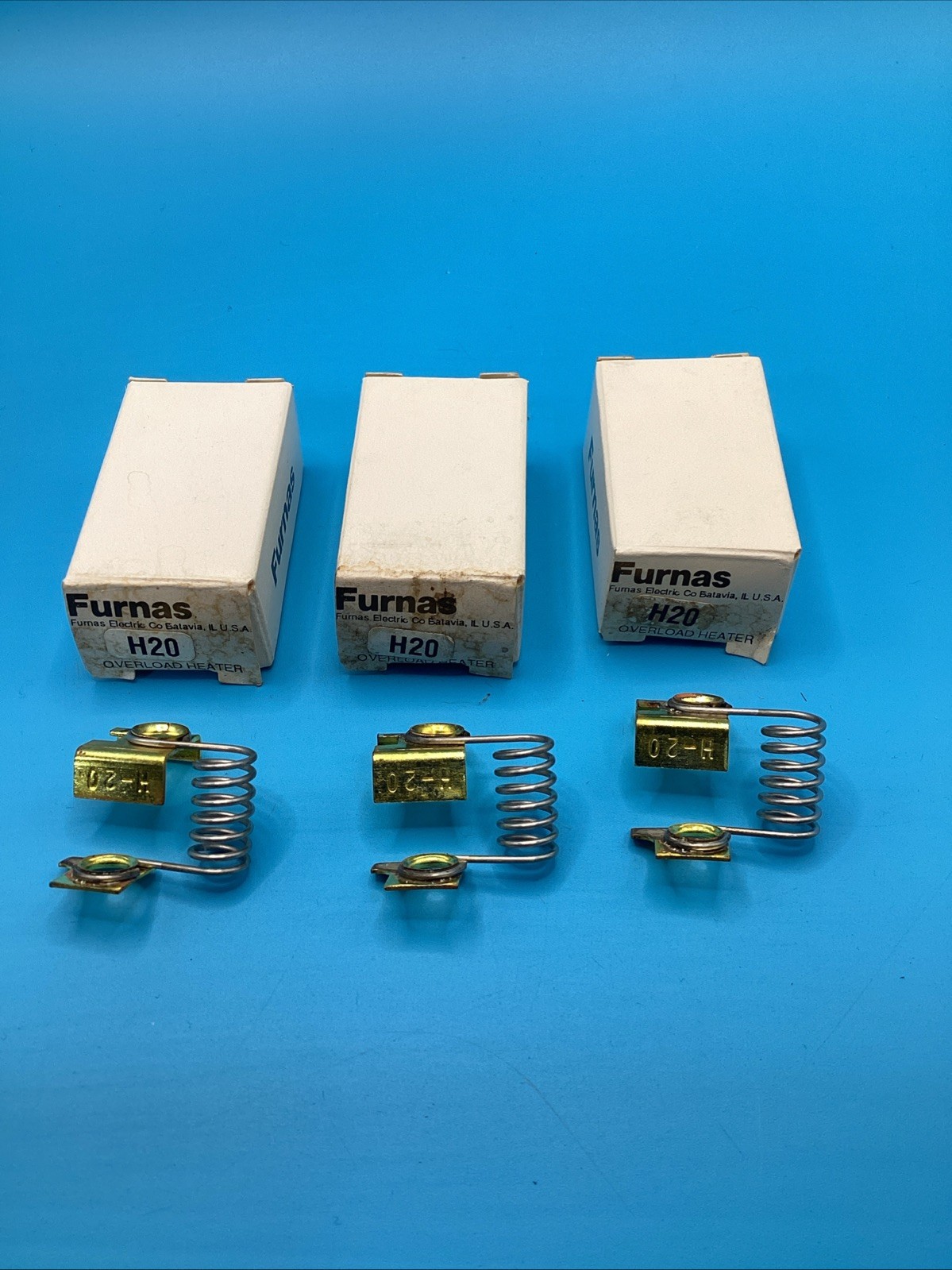 FURNAS OVERLOAD HEATER H20 (Set Of 3) NOB SHIPS FREE