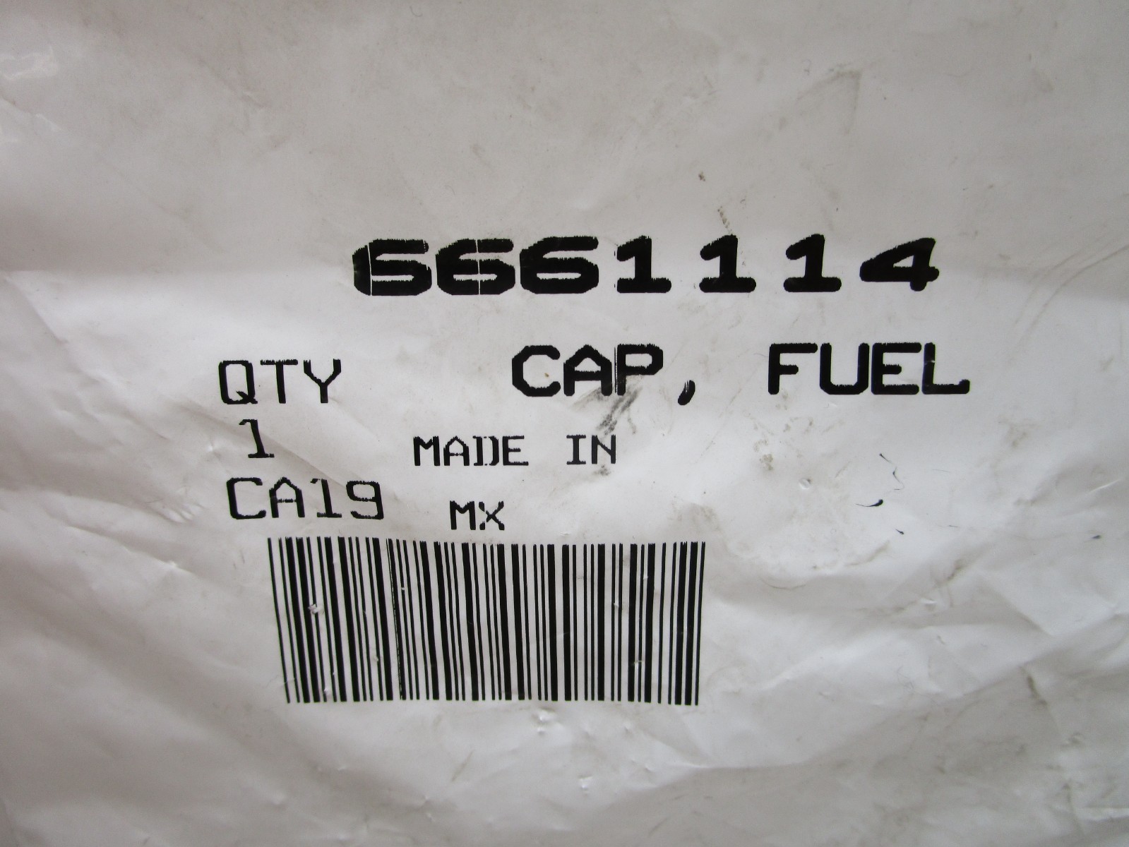 OEM Bobcat 6661114 Diesel Fuel Cap