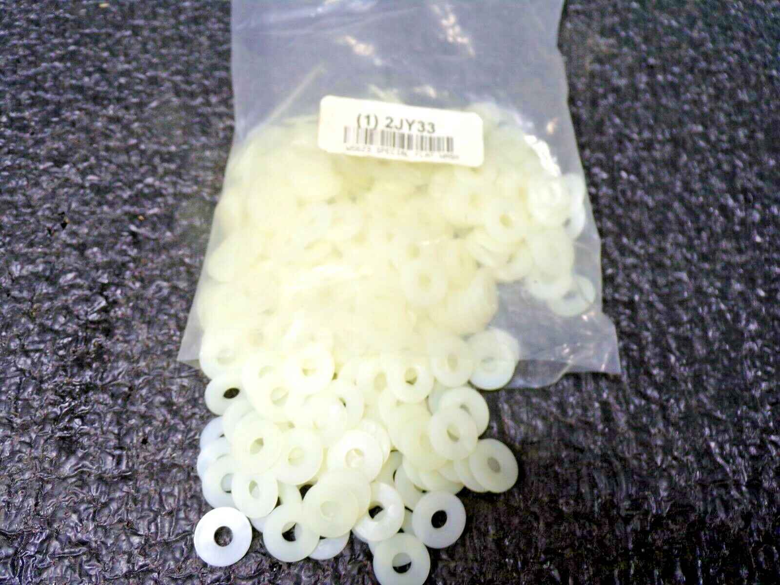 #10×9/16″ O.D.,Flat Washer, Nylon, Plain, PK400, 2JY33, 17W05623, RG