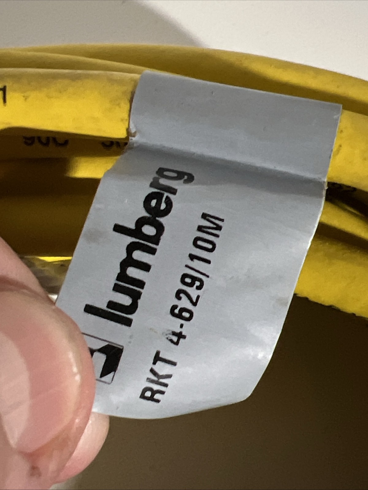 lumberg RKT4-629/10 FeMale 18/4 4-pin Sj00 Wire Cable Connector Automation See