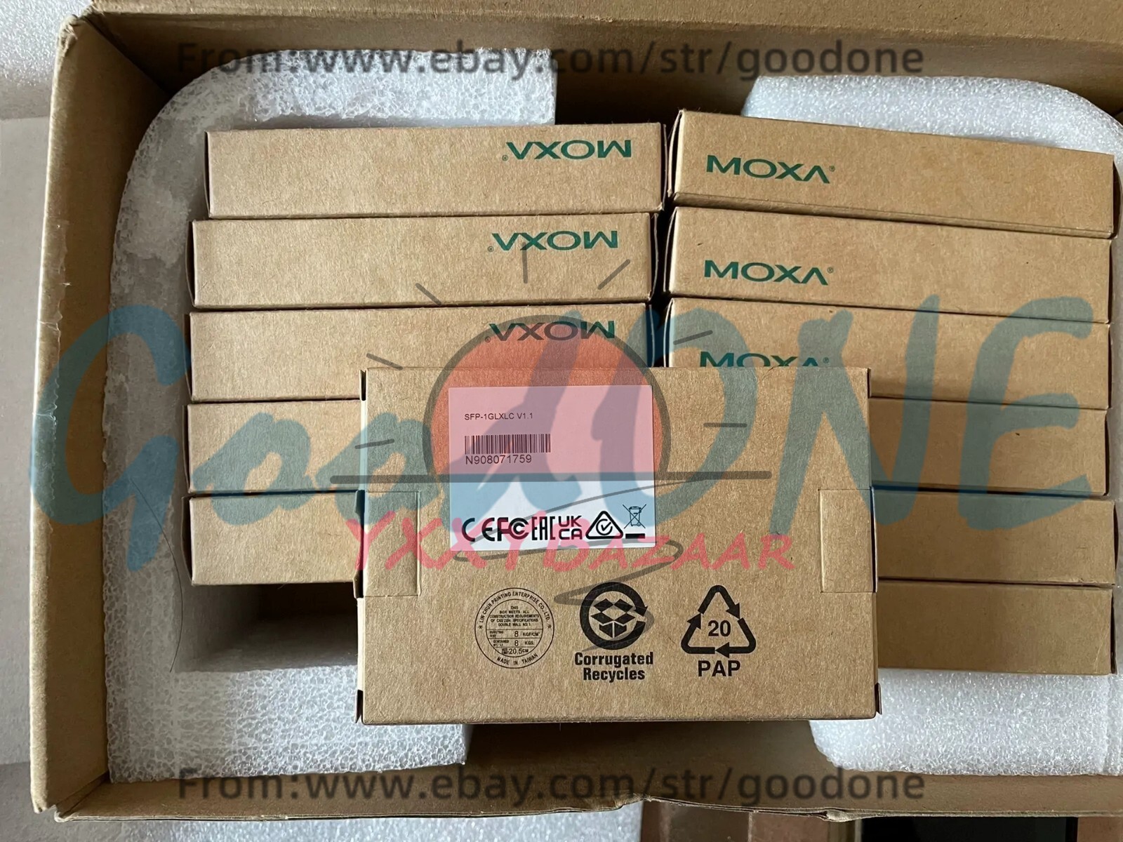 1Pcs NEW Moxa SFP-1GLXLC Gigabit Ethernet SFP Module