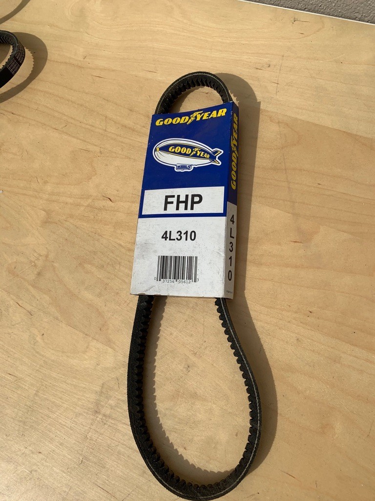 Goodyear FHP Belt 4L310 is a Fractional Horsepower (FHP) V-belt A29 or 6831