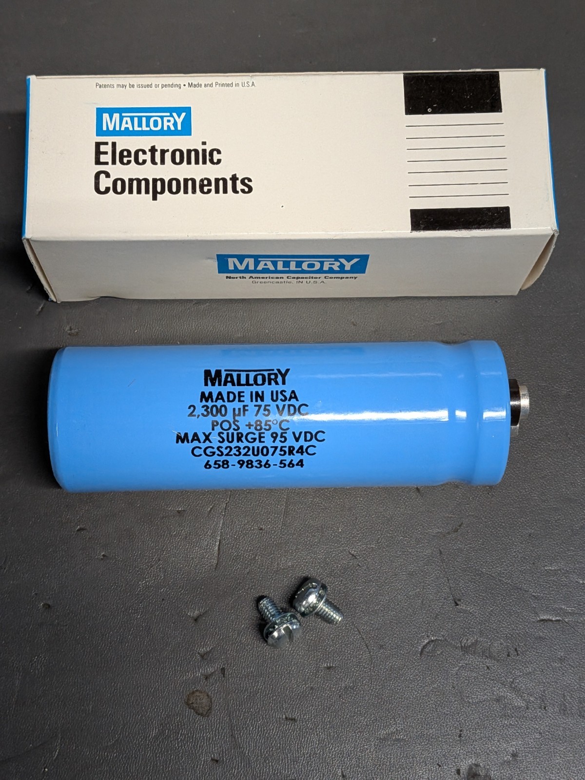 NEW Mallory CGS232U075R4C Capacitor *FREE SHIPPING*