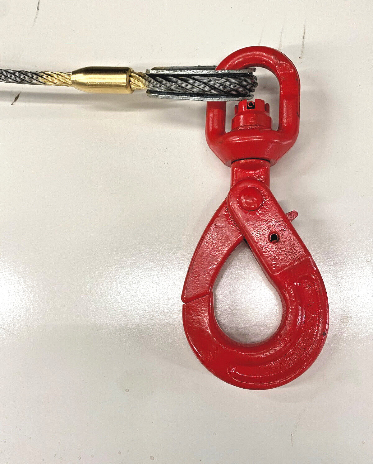 WINCH LINE Rollback 3/8” X 50’ Tow Truck Wrecker Cable EIPS Steel Core W/Swivel