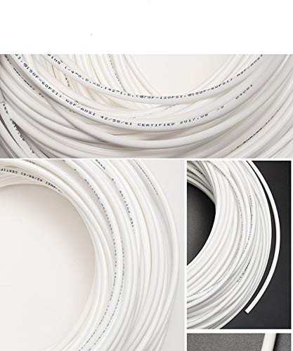 PureSec White 1/4″ RO Tubing at 70°F-120PSI 0.25 Inch, 100FT (30M)