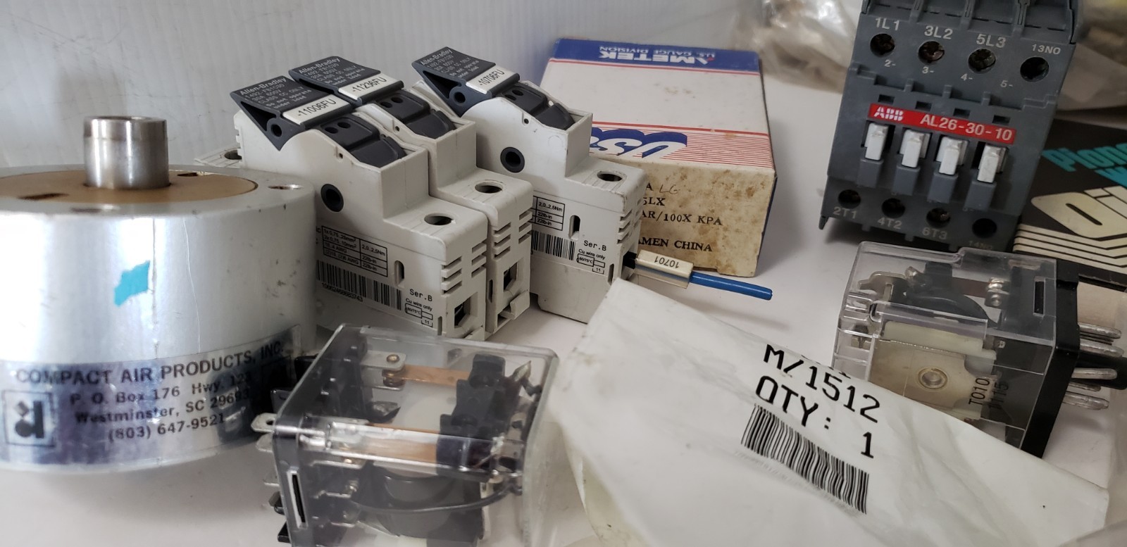 LARGE ASST. GLIX, USG, HANSON, G.E., AMETEK, ABB., A.B. & OTHER INDUSTRIAL