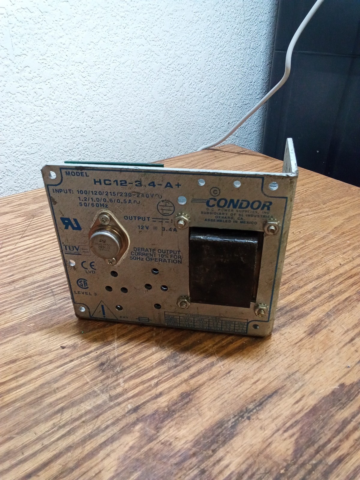 Condor HC12-3.4A+ DC Power Supply