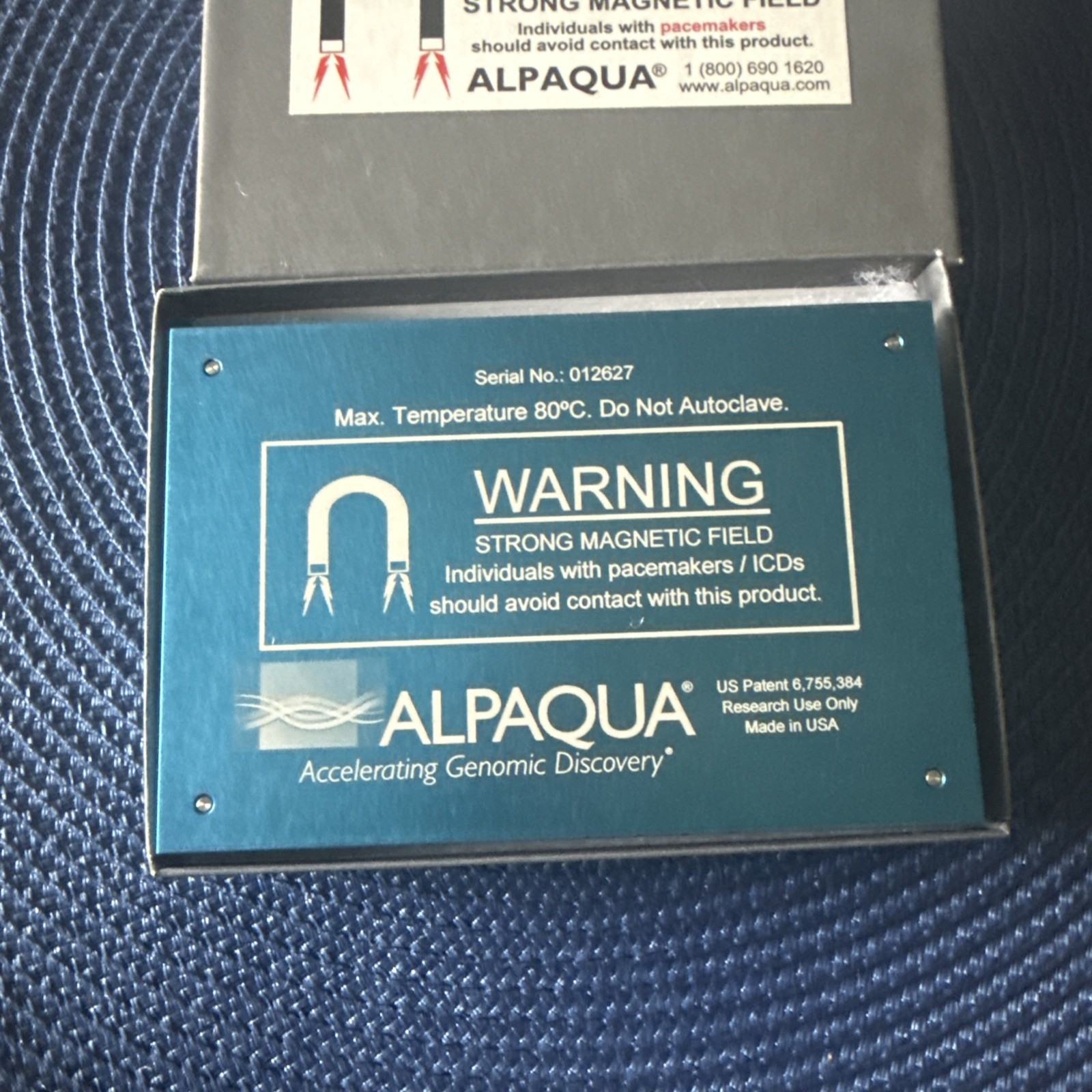 NEW ALPAQUA/HAMILTON ENHANCED UNIVERSAL MAGNET PLATE A001322