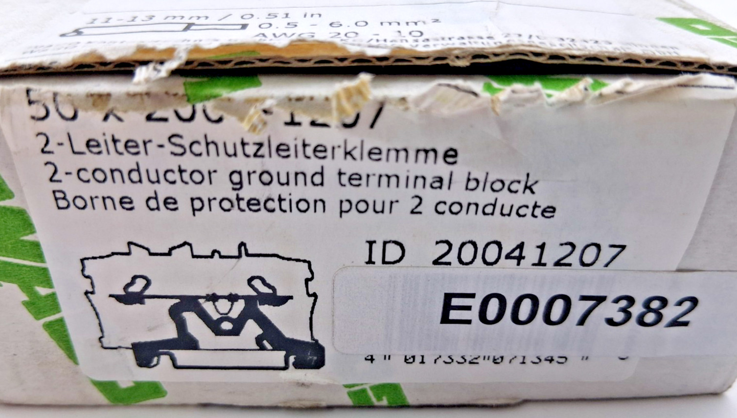 Wago 2004-1207 Terminal Block – Box of 48