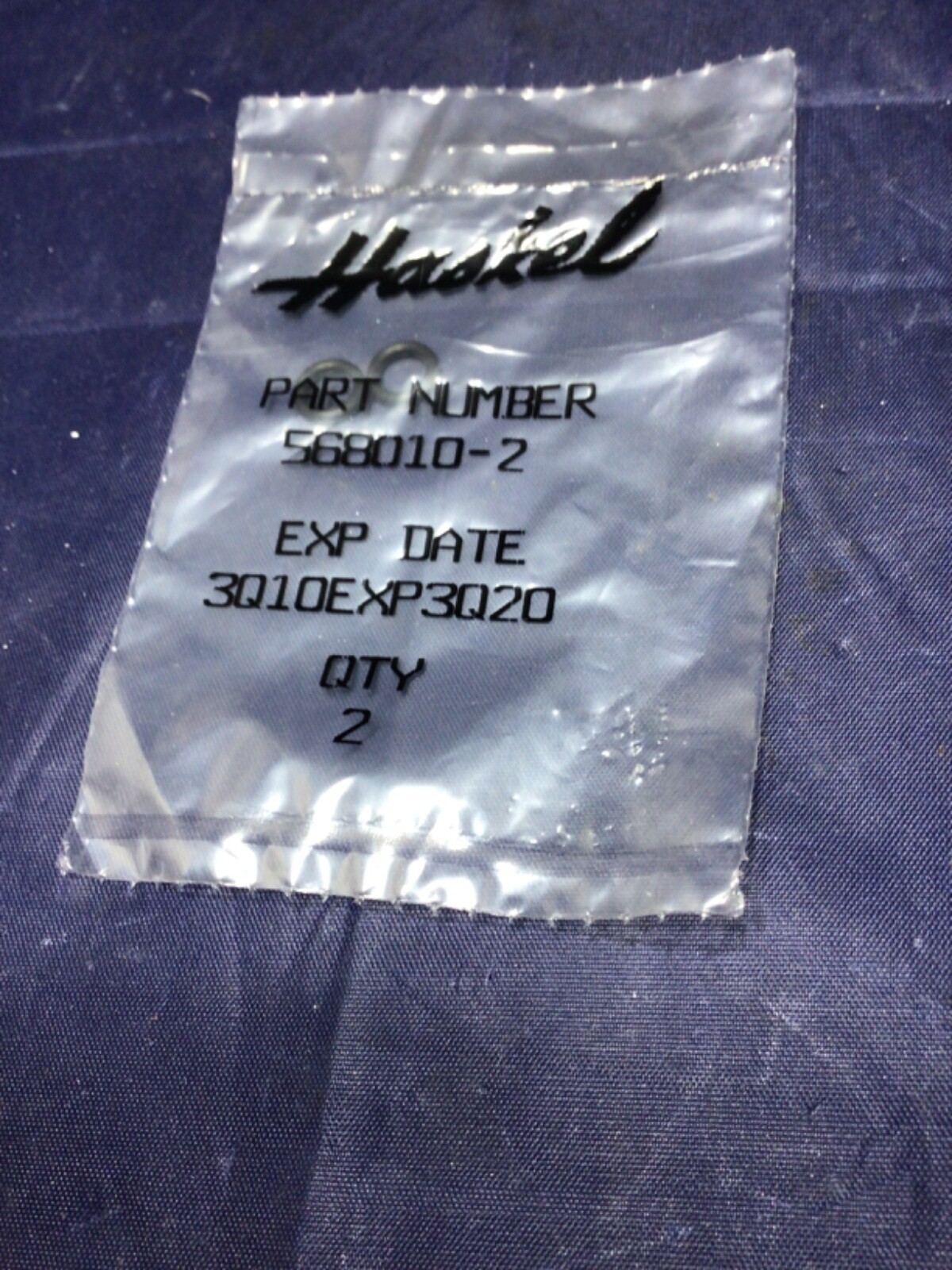 Haskel O Ring Part Number 568010-2 New in Factory Sealed Package Set of 2