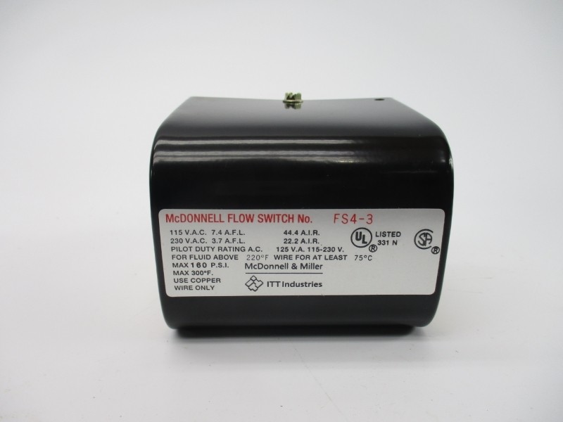 MCDONNELL & MILLER 114400 FS4-3 115/230VAC 7.4/3.7A 160PSI NSMP