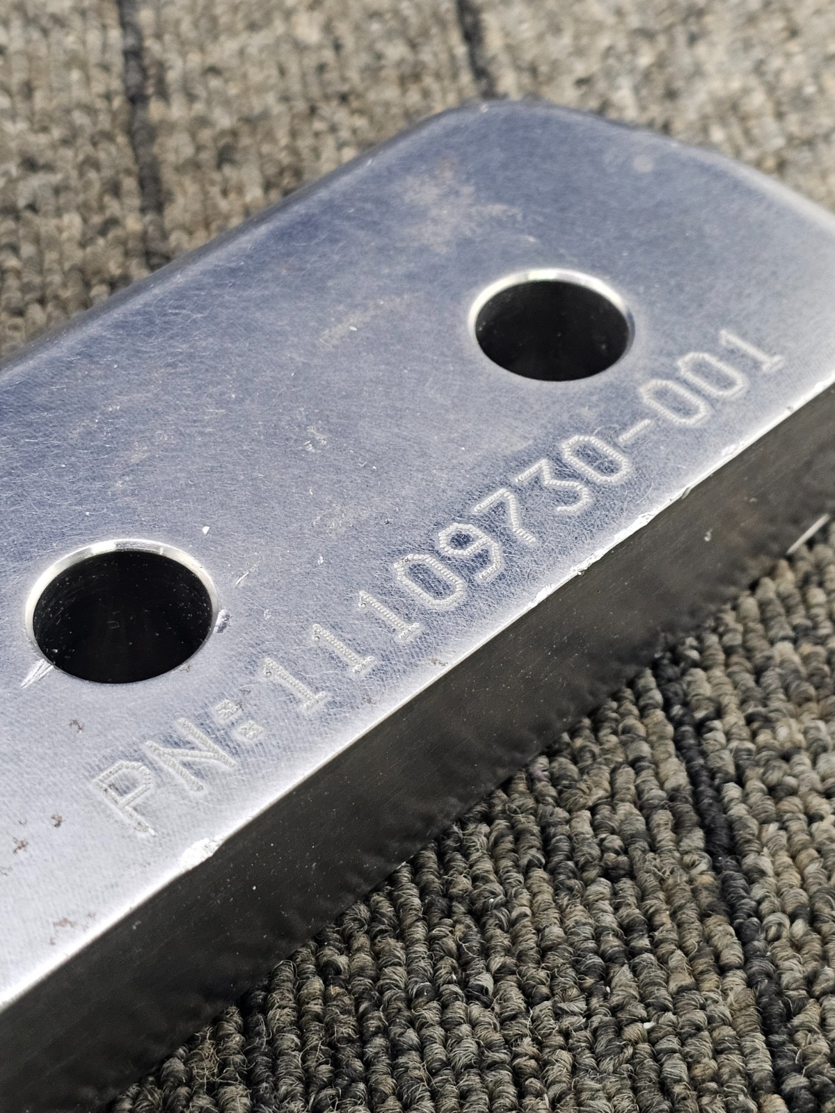 NOV 11109730-001: Proprietary Ram Stop Guide Plate 5-3/8″ For 18-15M NXT Ram BOP