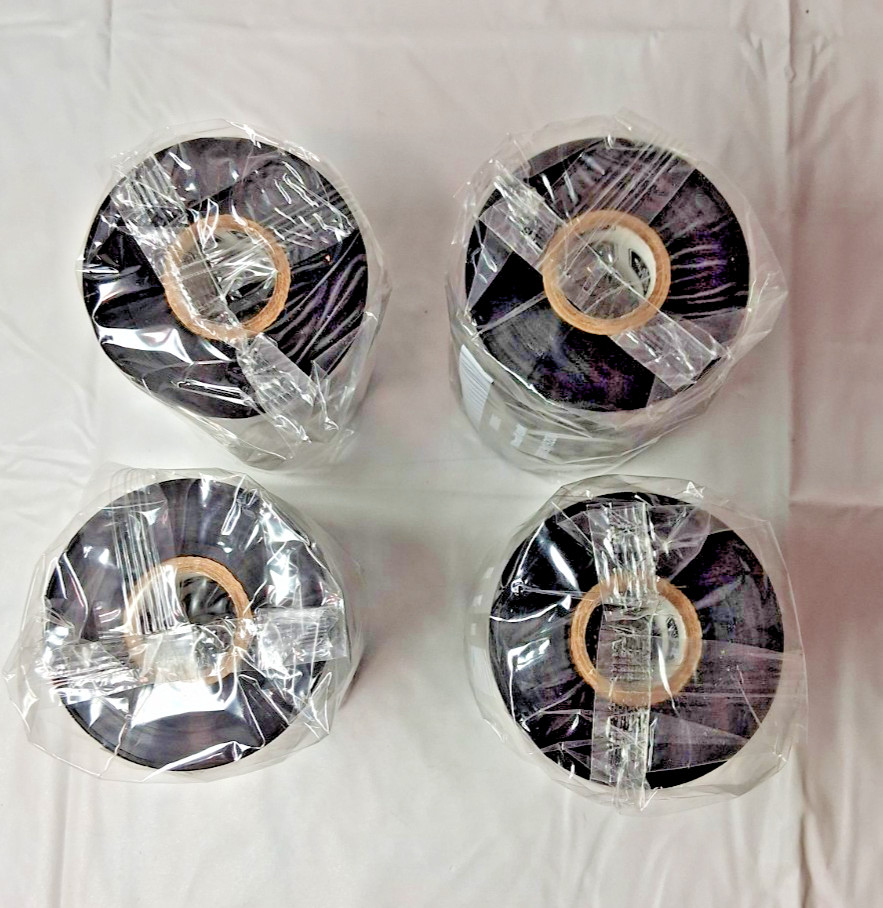 QTY 4 Zebra 2100 High-Performance Wax Thermal Ribbon 4.33″ x 1476′ 02100BK11045