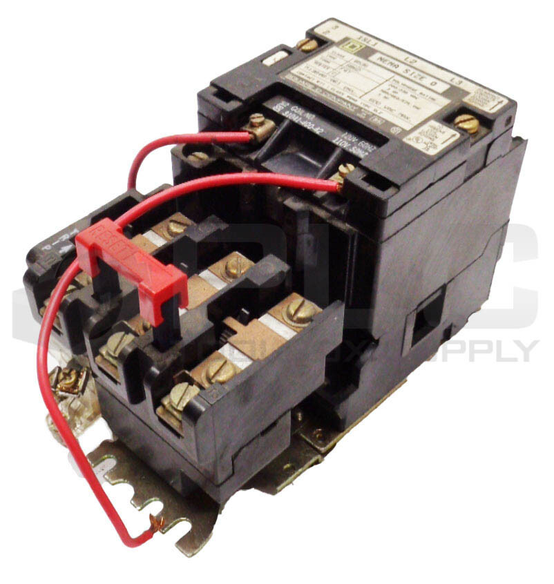 SQUARE D 8536 SBG2 /C CONTACTOR 8536 SBG2F4T W/ 31041-400-42 W/3 – B6.90