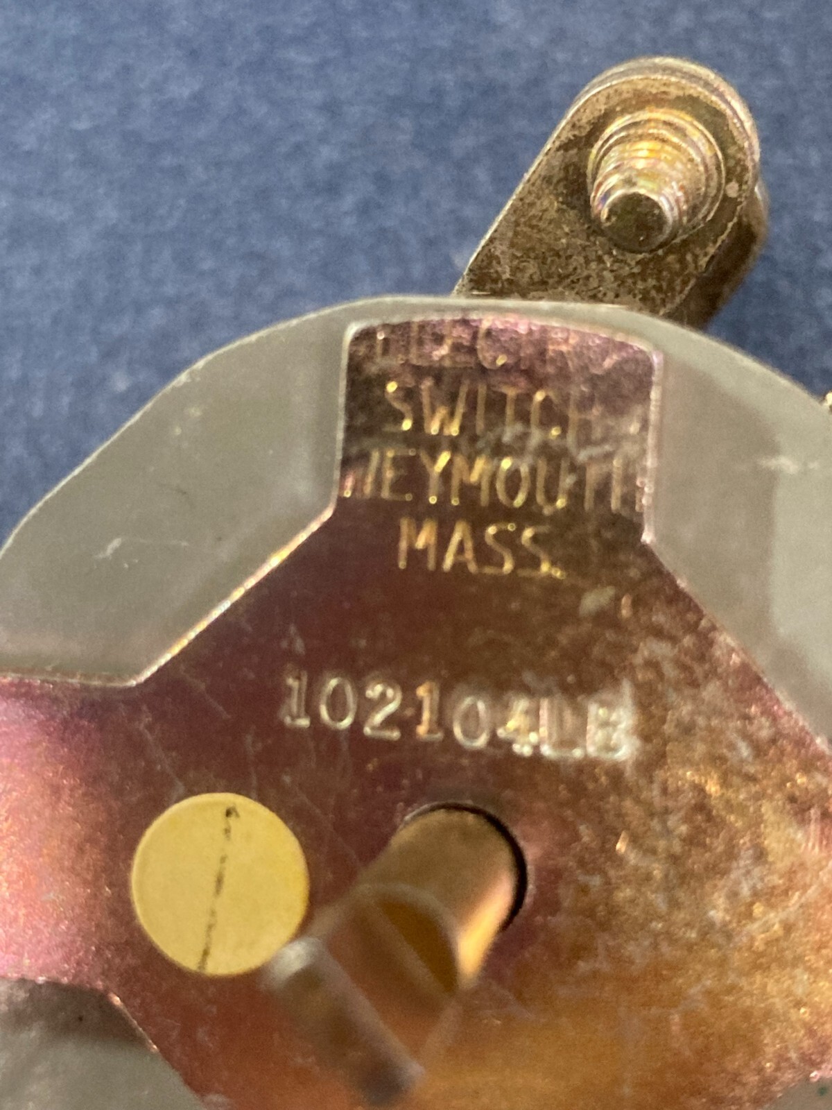 ELECTROSWITCH 1021040LB AUXILIARY 125/250VDC NNB
