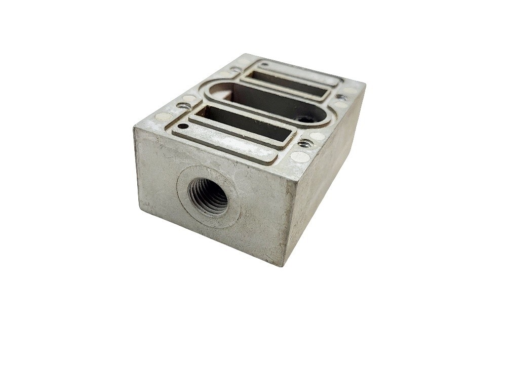 NEW MILLER FLUID POWER 102 VALVE SUBPLATE 1/4″ PORTS *READ*
