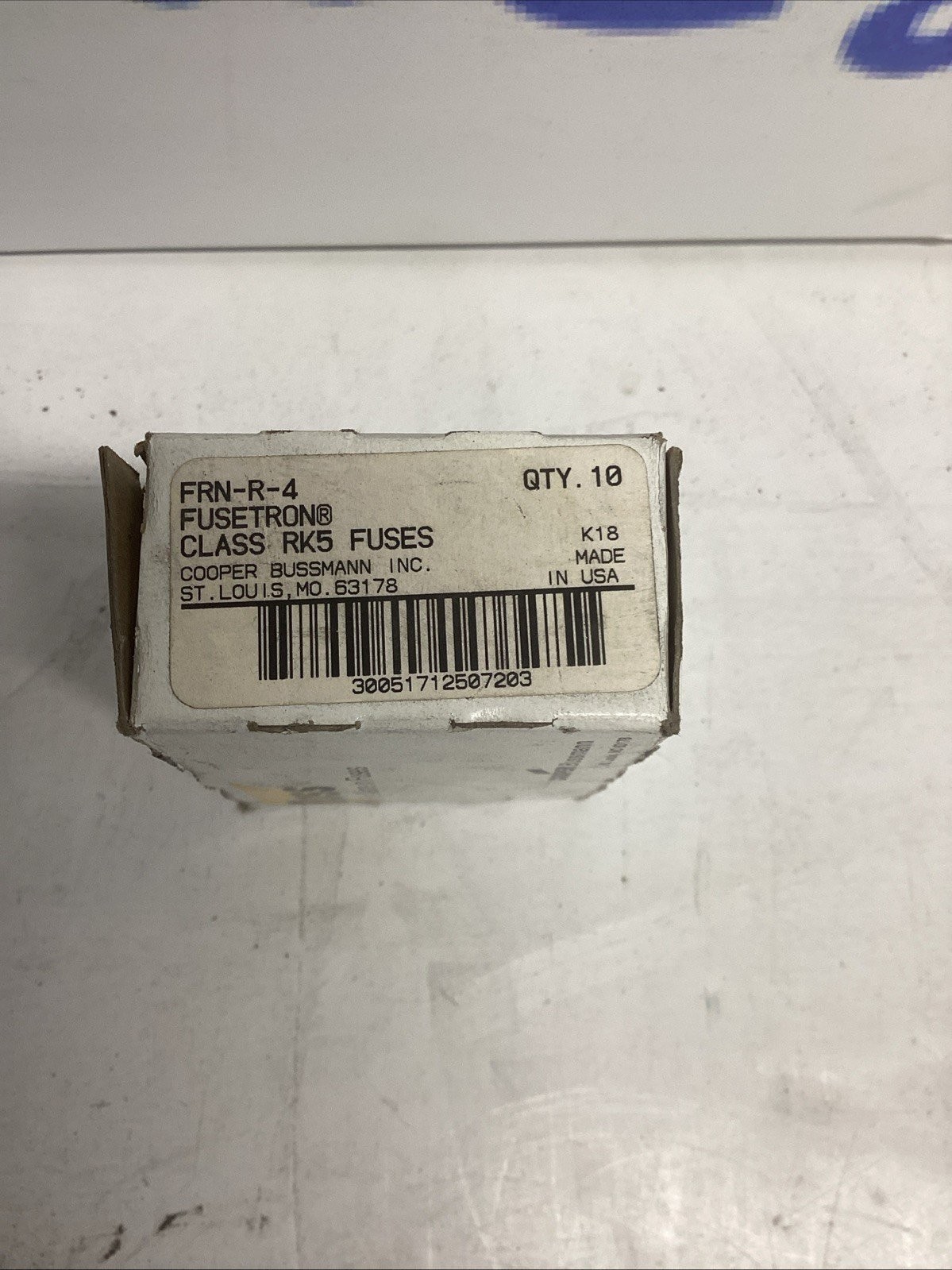 Pack Of 10 BUSSMANN FRN-R-4 250VAC 4A H708