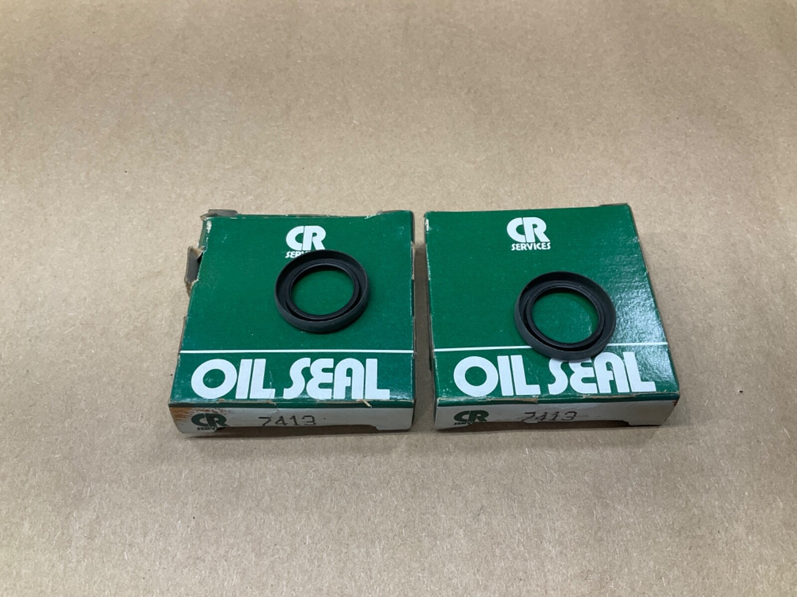 LOT OF 2 CR CHICAGO RAWHIDE 7413 OIL SEAL #60E48*IAC