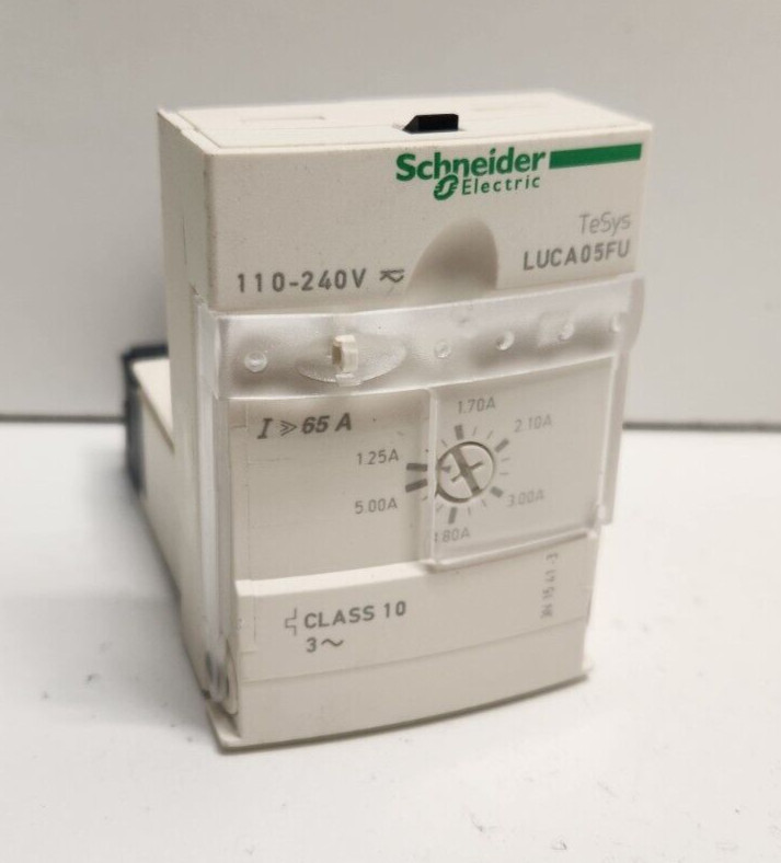 NEW NO BOX! SCHNEIDER 1.25-5A 1110-240V MOTOR STARTER CONTROL UNIT LUCA05FU
