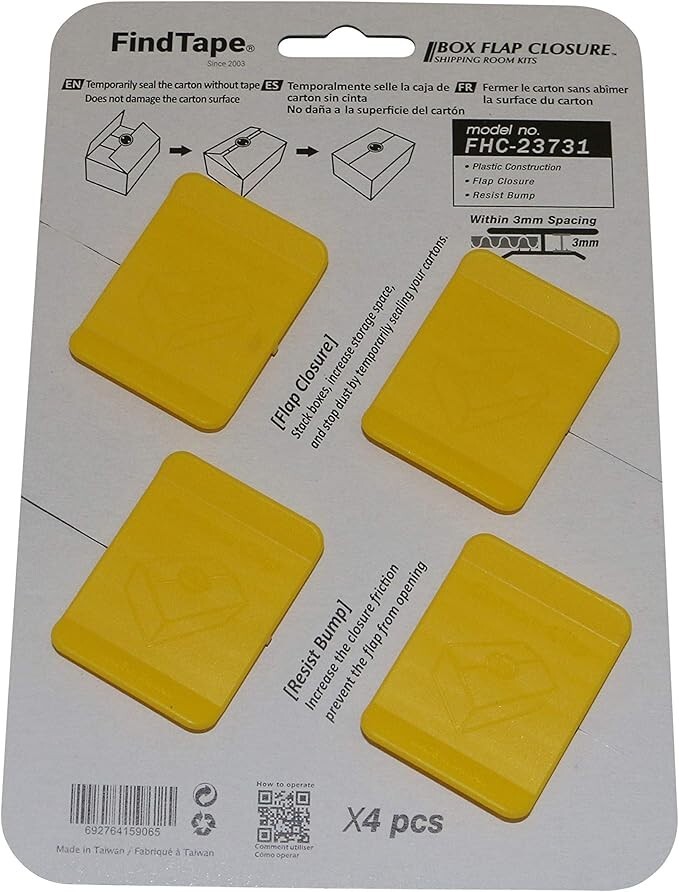 Excell Box flap closers 4 pack