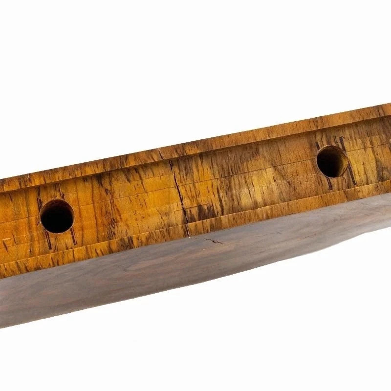 Set of 3 Live Edge Teak Floating Shelves Rustic Natural Wood Wall Decor Display