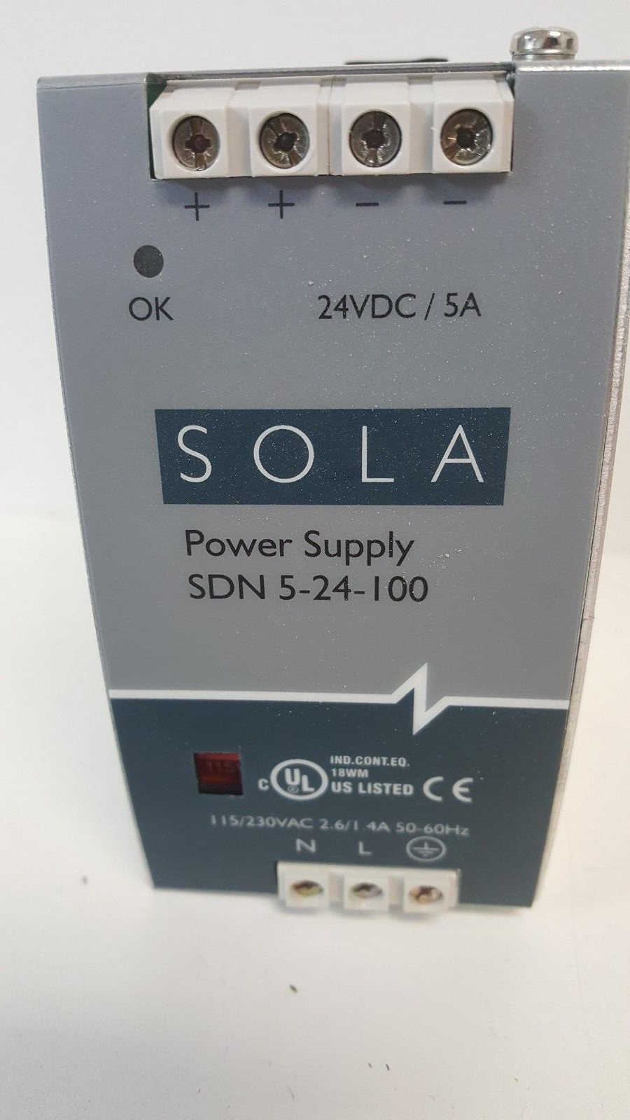 GUARANTEED! EGS SOLA POWER SUPPLY SDN-5-24-100