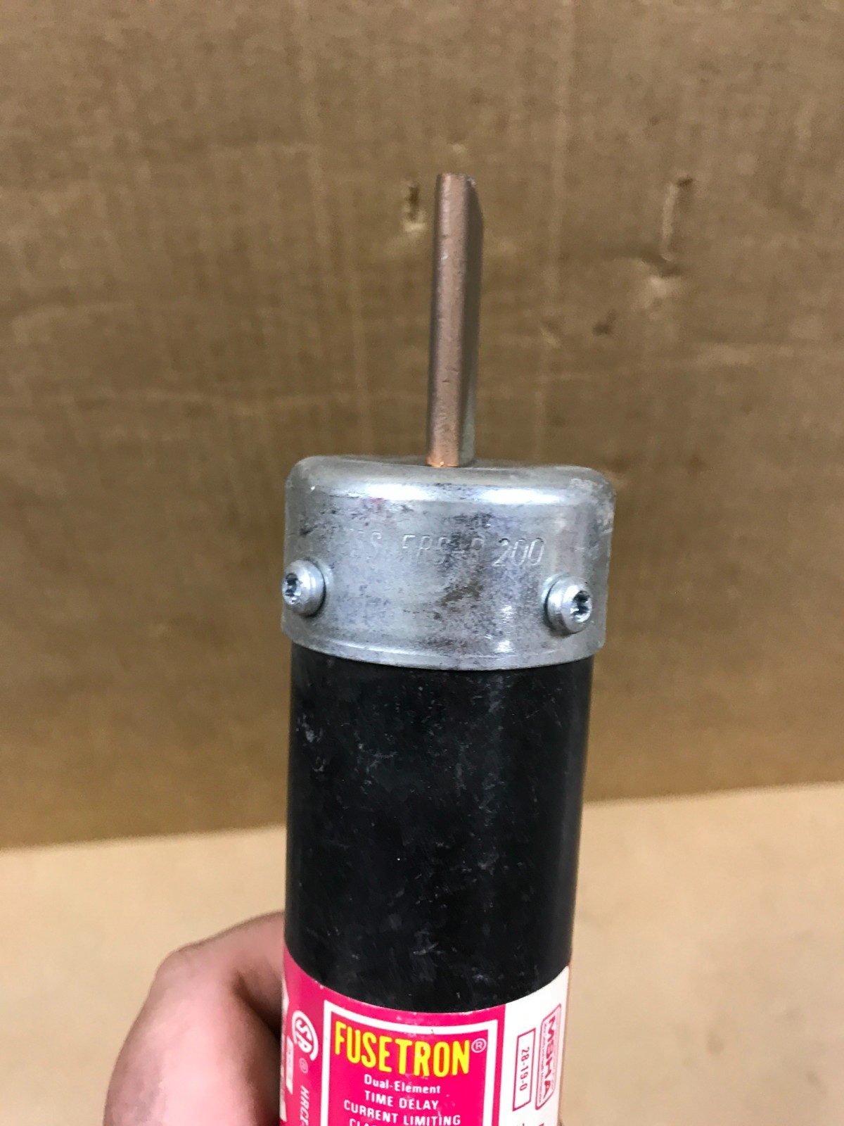 Bussman Fusetron FRS-R-200 Time-Delay – Class RK5 Fuse, HRCI-R