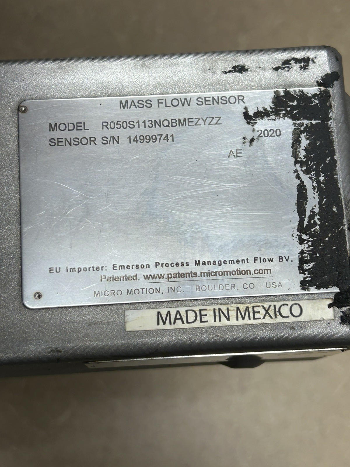 EMERSON Micro Motion 316L SS 1/2” Coriolis Flow Meter R050S113NQBMEZYZZ