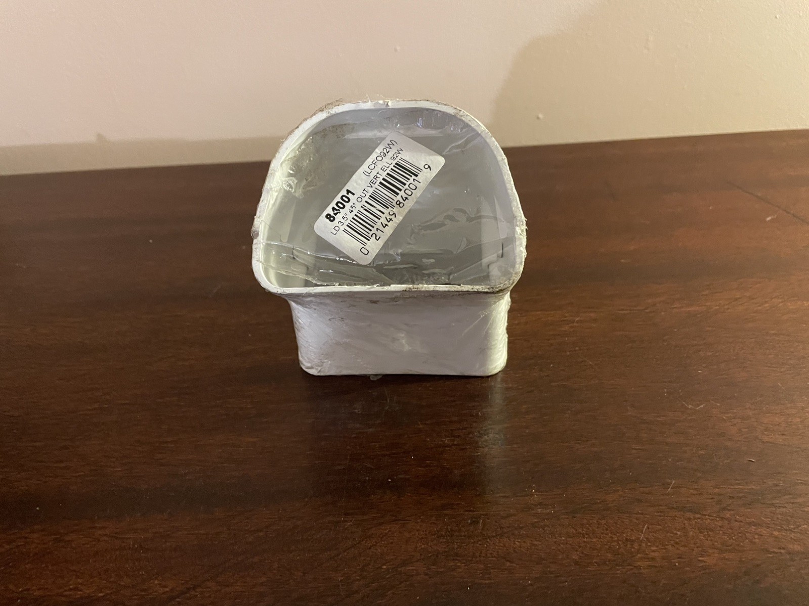 New (Other) PVC Fortress 84001 3.5″ White Cover 45 Angle Out Vertical Elbow