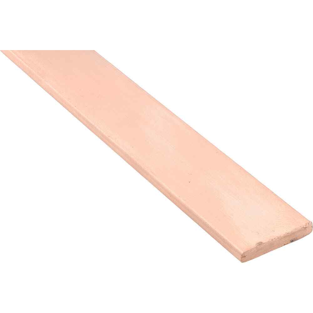1/8 Inch Thick x 3/4 Inch Wide x 72 Inch Long, Copper Rectangular Bar Alloy 110