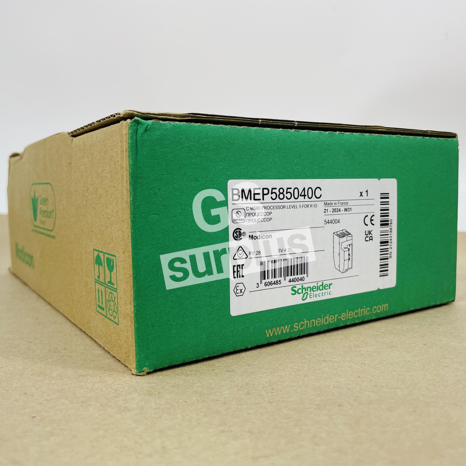 SCHNEIDER ELECTRIC BMEP585040C Modicon M580 Processor Conformal Coating (New)