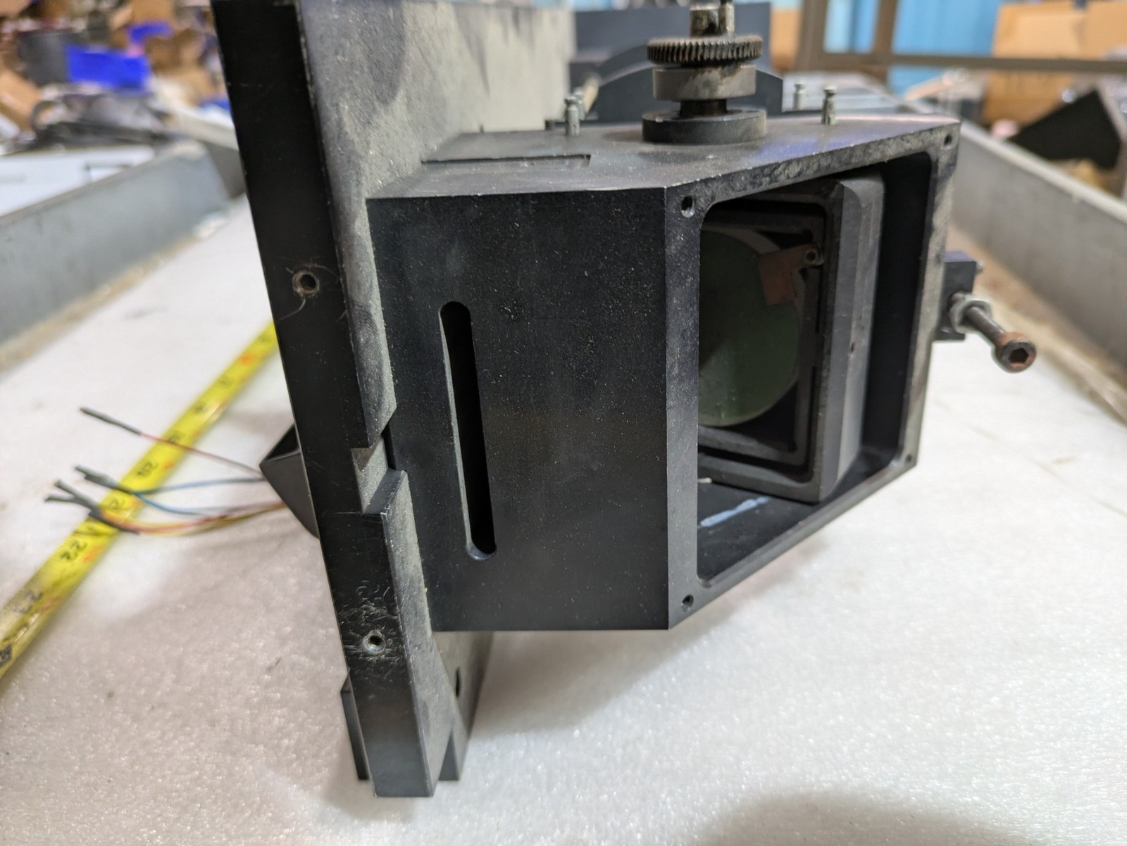 Optical Linear Stage Assembly Guide Rod Lens Mount Motor Drive 24 Inch