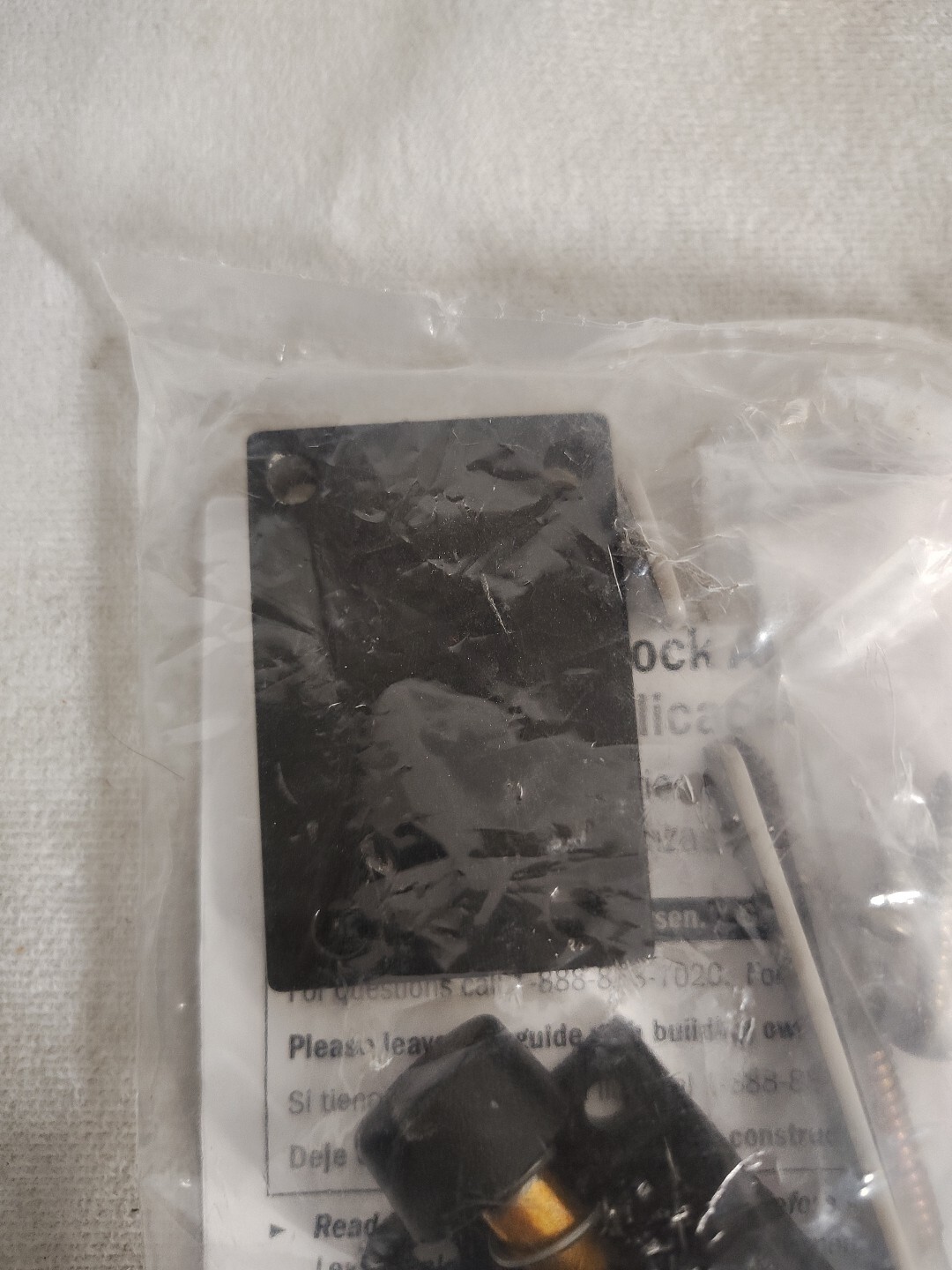 ANDERSON AUXILIARY FOOT LOCK GLIDING PATIO DOOR AUXILIAY FOOT