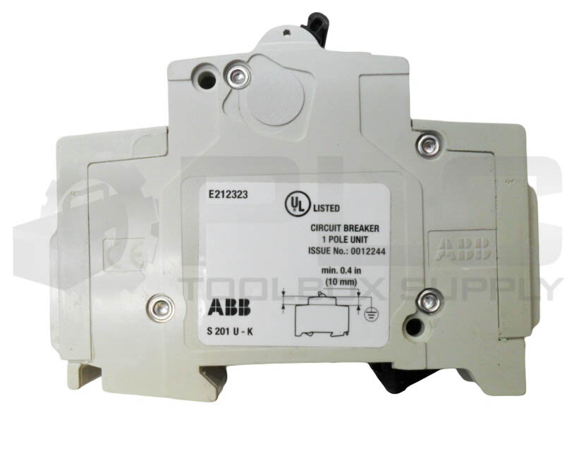 LOT OF 5 ABB S201U K1.6A CIRCUIT BREAKER 1.6A240V 50/60HZ