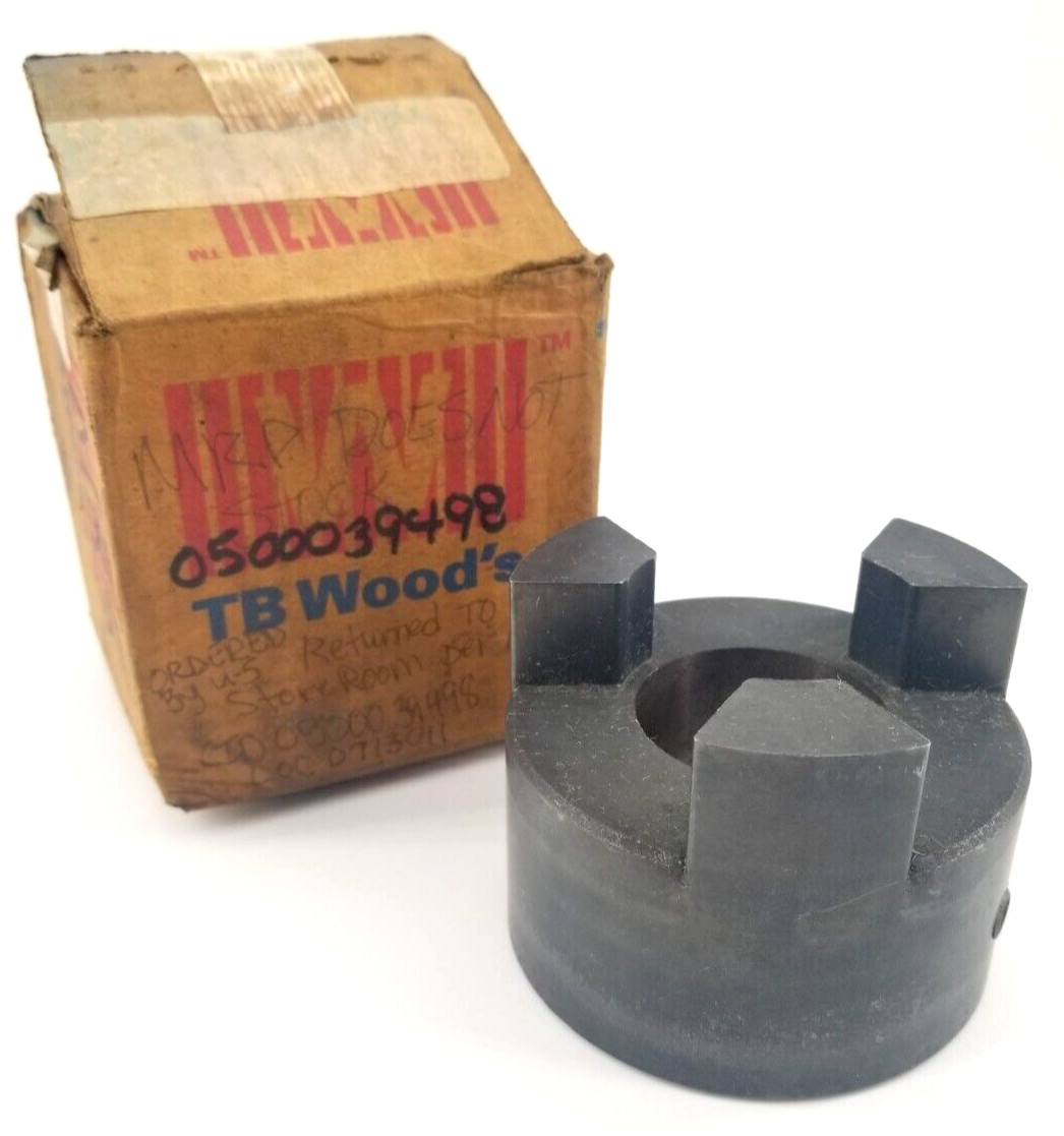 TB Woods L110158, Straight L-Jaw Coupling Hub, L110, 1-5/8″ Bore, 3.33mm Hub Dia