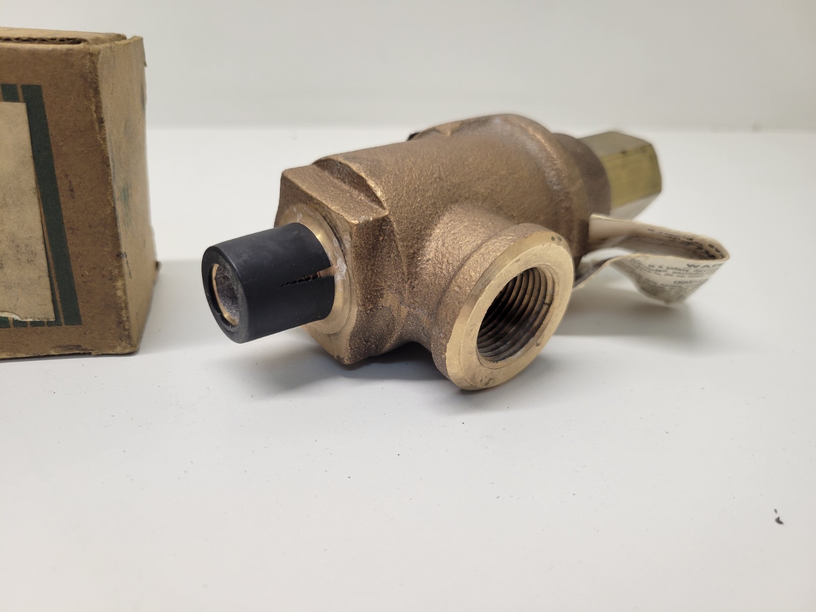 NEW OLD STOCK! KUNKLE 1/2″ 125PSIG 10GPM BRONZE VALVE 20-C01-MG
