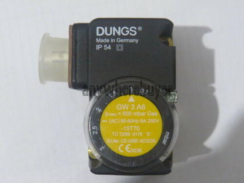 1piece NEW DUNGS pressure switch IP54 GW3A6