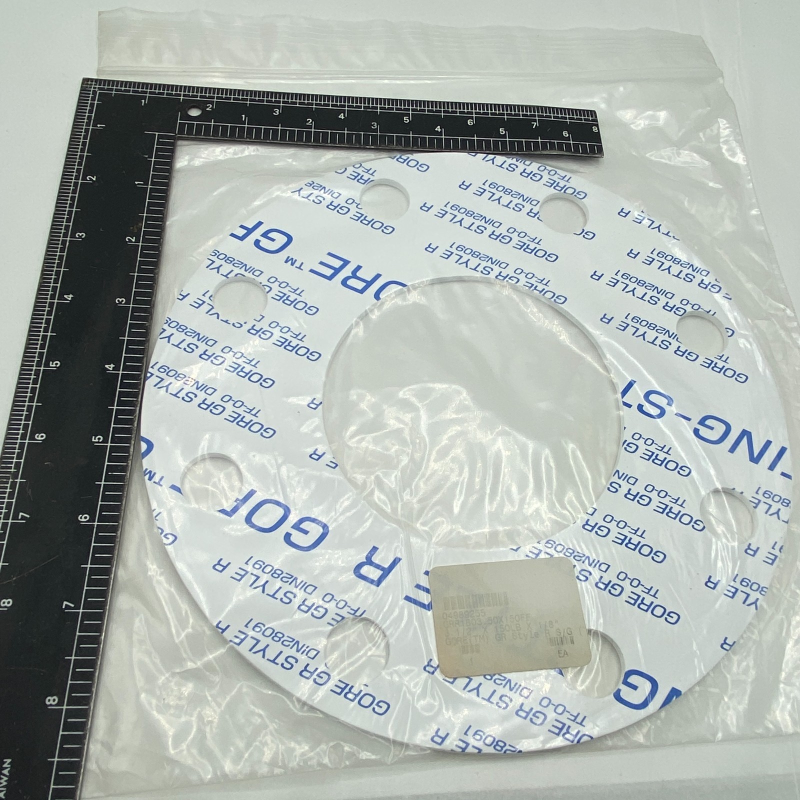 LOT OF 2 GORE GRR1803.50X150FF 3-1/2″ X 150LB X 1/8″ GASKET GR STYLE R DIN28091