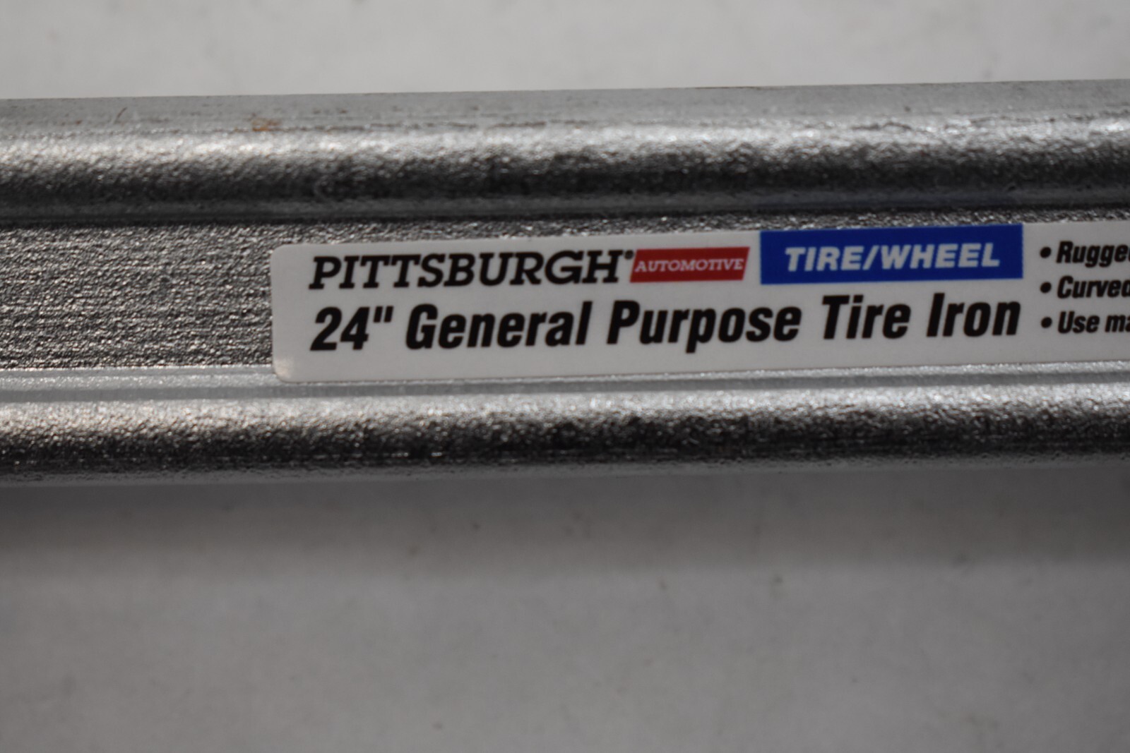 Pittsburgh General Purpose Tire Iron 93230 24″ Forged Steel Chrome Plated Finish