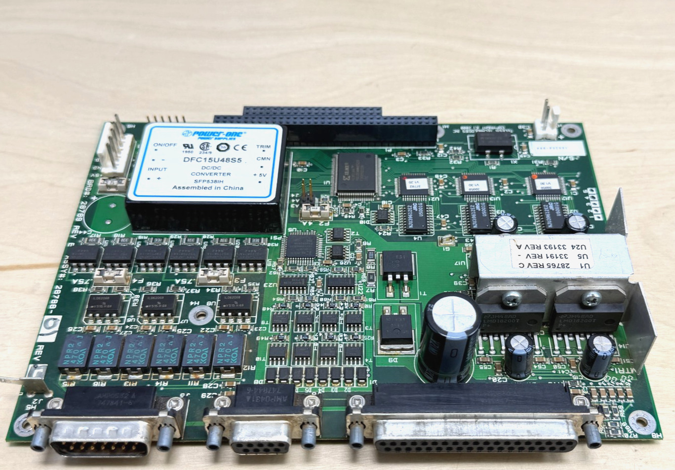 Telesis 28788-01 Rev B Communication Board for TMC420 Pinstamp Controller