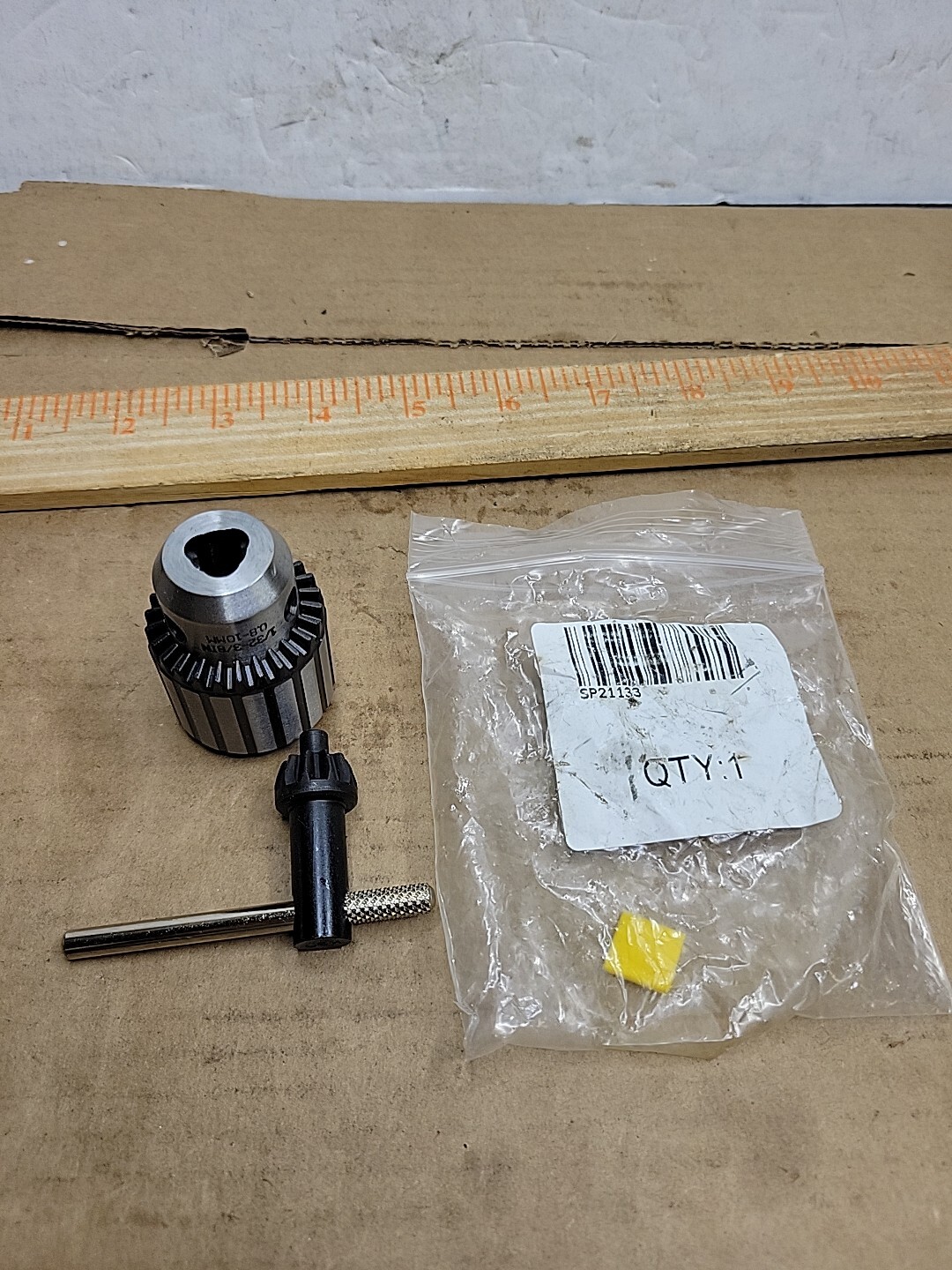 Sioux Tools SP21133 Drill Chuck Threaded Mount 3/8-24 Keyed K30 Key 1/32-3/8